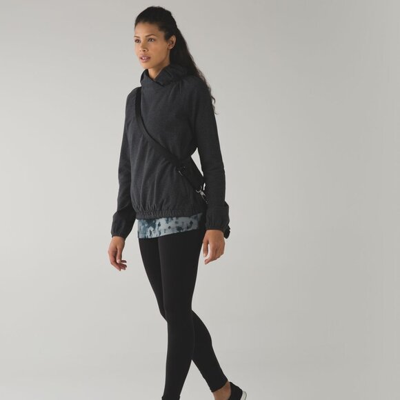 Lululemon After All Pullover In Heathered Black Size 4 - Picture 5 of 11